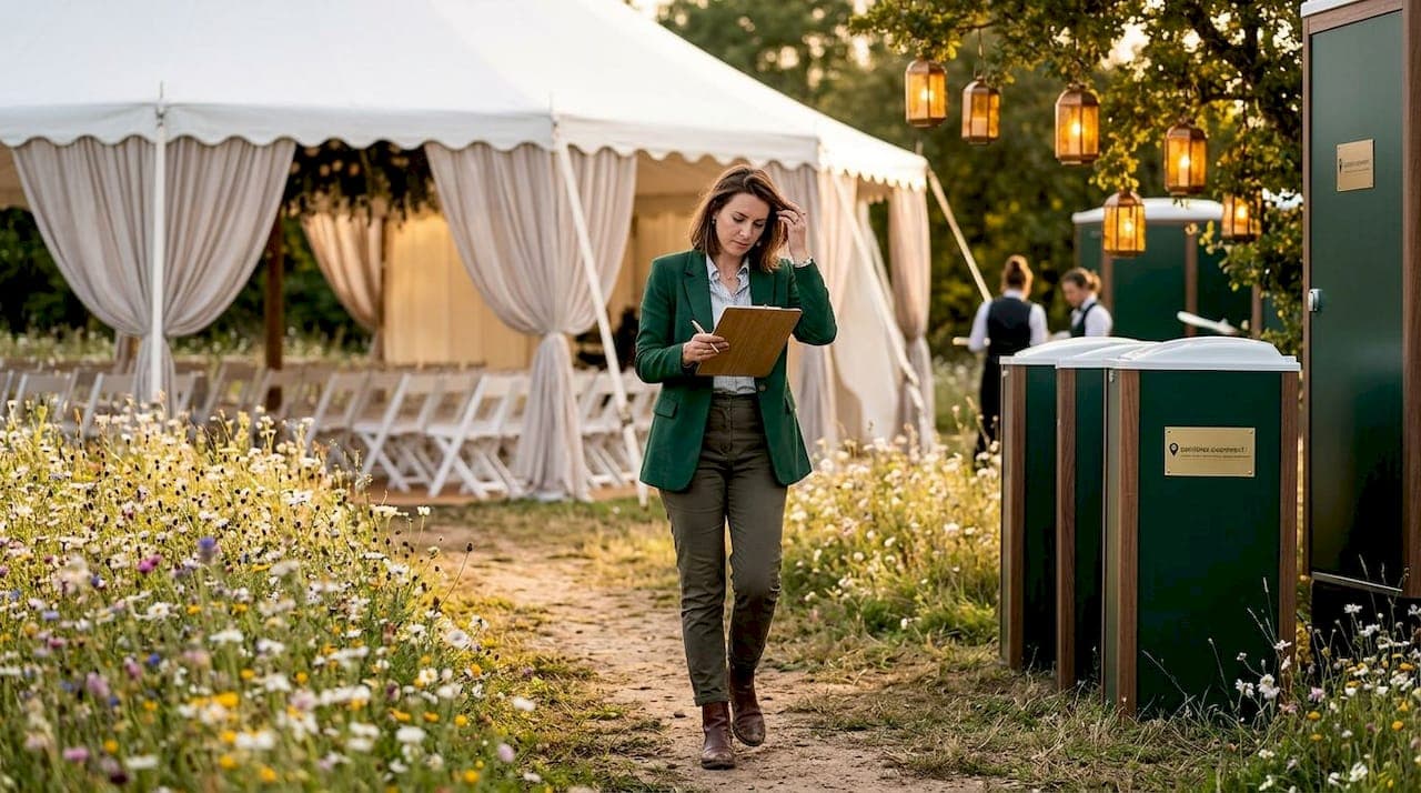 Sanitaires mariage : emplacement idéal pour vos invités