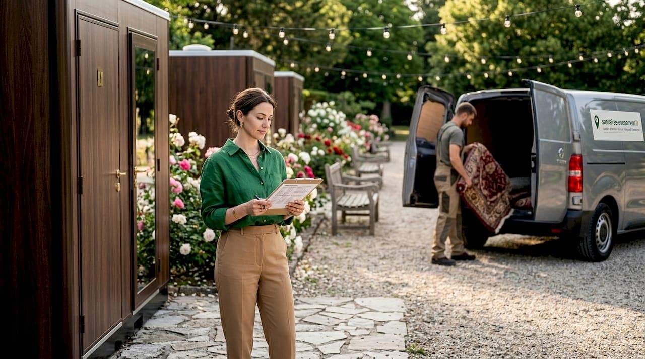 Louer toilettes luxe cérémonie : le guide complet
