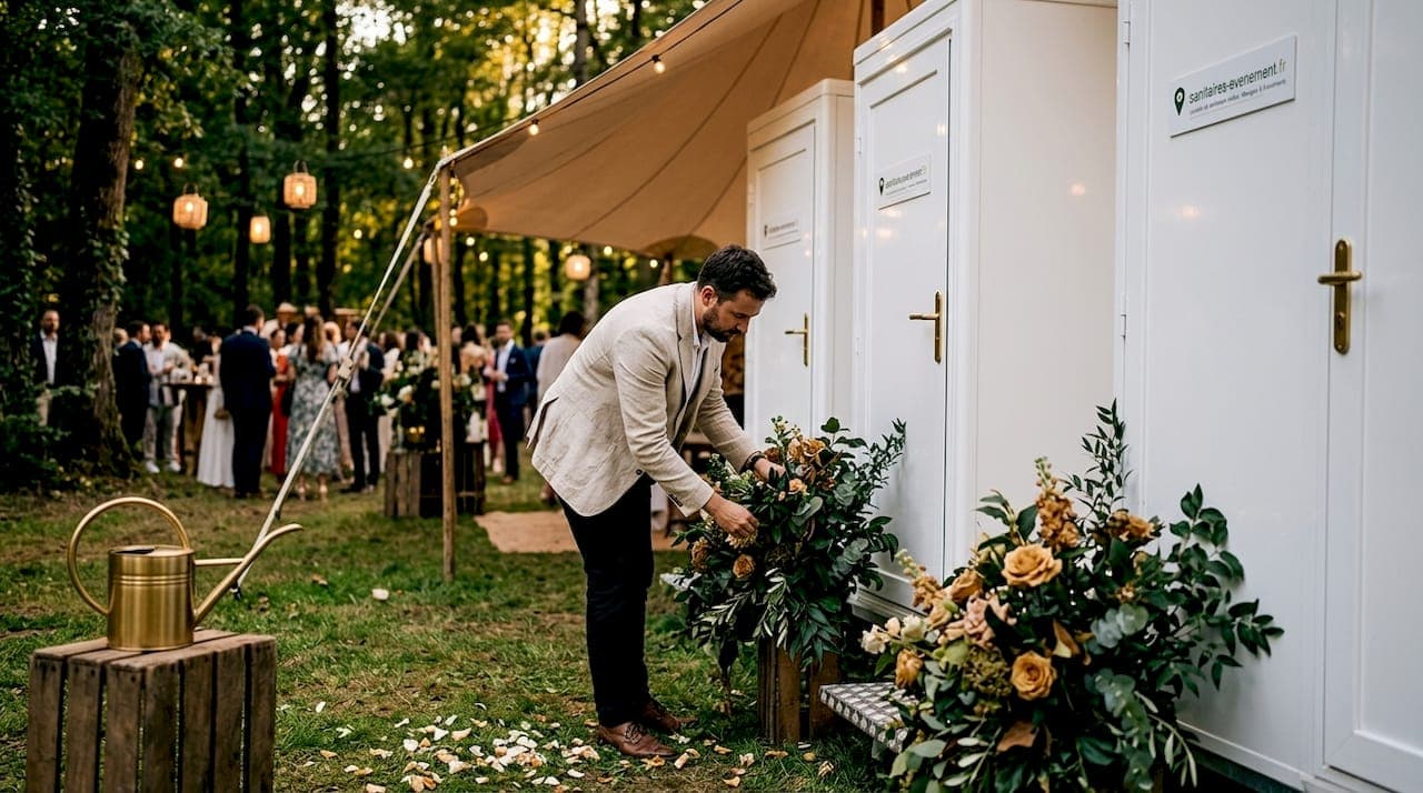 Sanitaires mariage cocktail dîner : le guide pratique