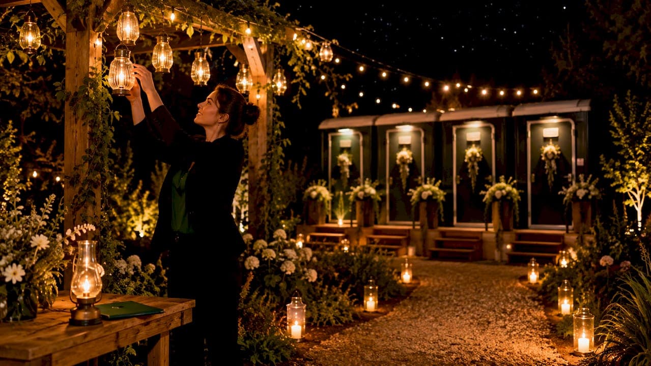 Éclairage sanitaires mariage nuit : guide pratique