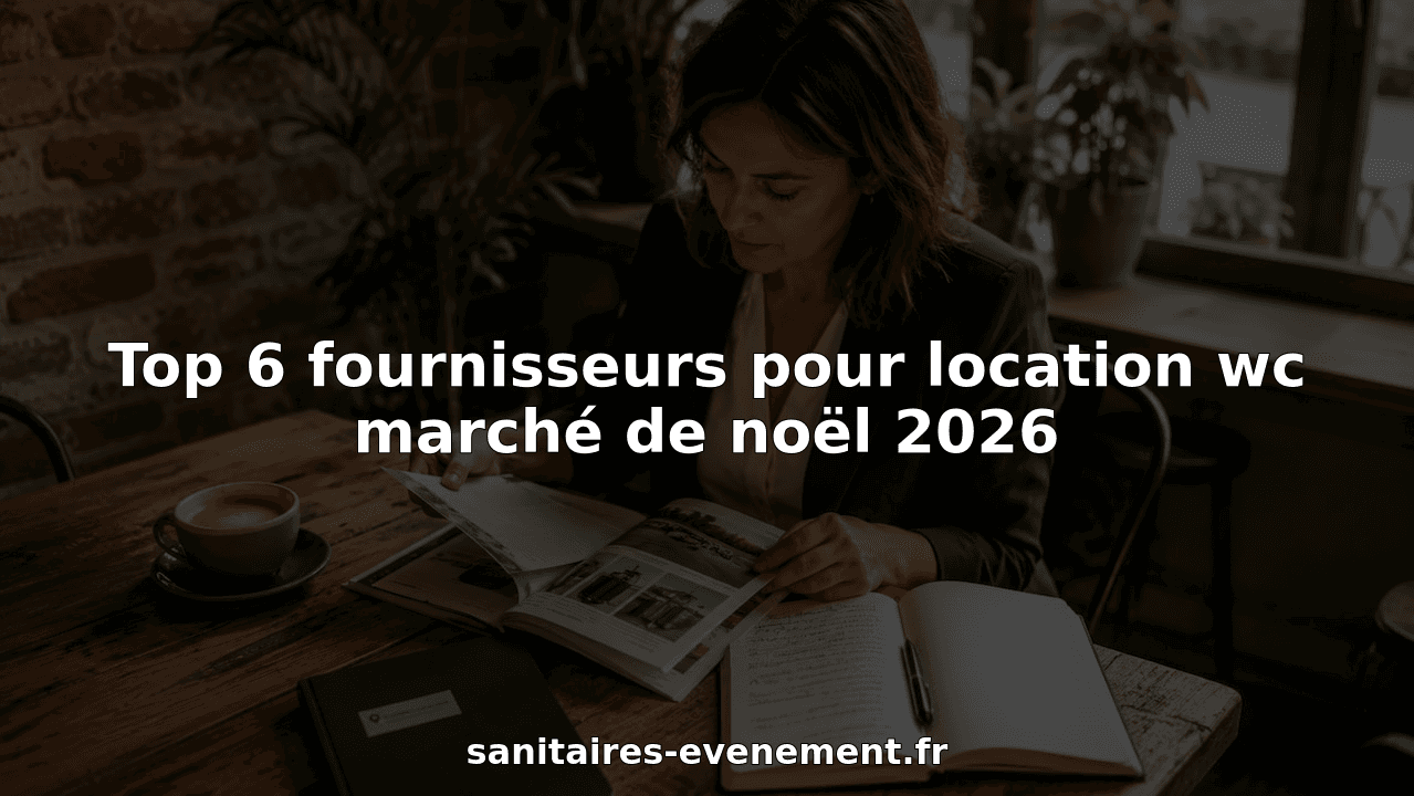 Top 6 fournisseurs pour location wc marché de noël 2026