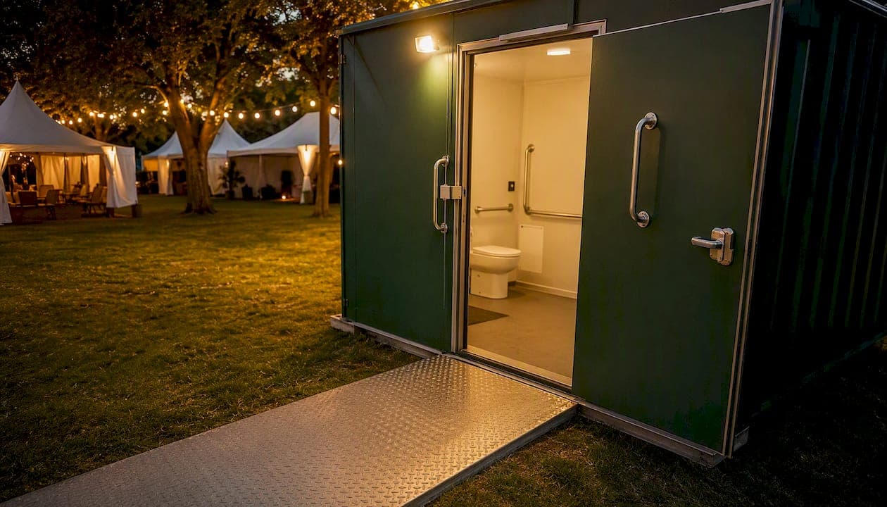 Normes d'accessibilité des toilettes en événement : guide pratique PMR